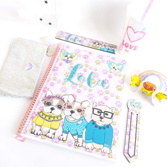 Cuaderno rainbow personalizado A4